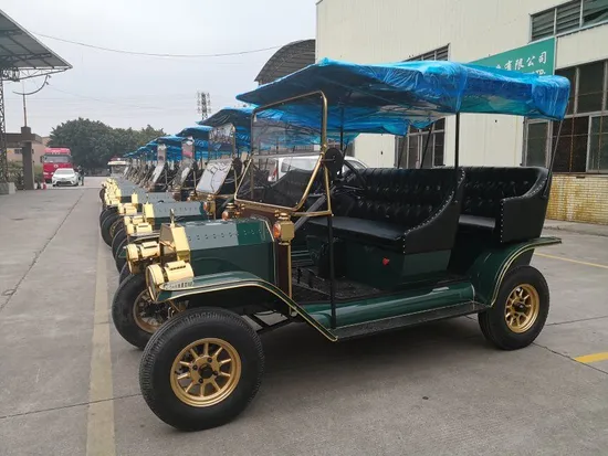 Hot Sale Elegant Design Resort Antique Electric Club Car Passenger Car - Image 6