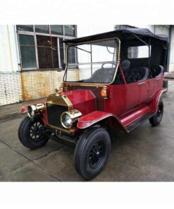 Bordeaux Red Color Unique Electric Vintage Cars