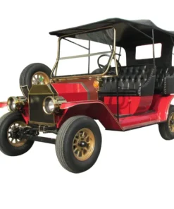 4-6 Seats Golf Cart Old Fashion Vintage Classic Red