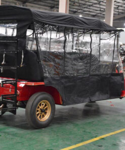 6-8 Seats Red Metal Body Vintage Buggy/Bubble Car/ Golf Cart / Electric Smart Car with Rain Curtain