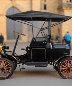 Yatian LY02A Black: COC-Certified Traditional-Style Two-Seater Vintage Car, A Classic Choice with Unique Design