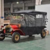 Black Vintage Car/Golf Cart with Rain Curtain