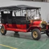 Black Vintage Car/Golf Cart with Rain Curtain