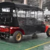 Black Vintage Car/Golf Cart with Rain Curtain