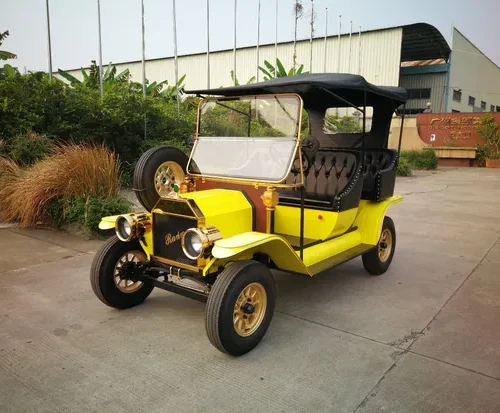 Colorful 6 Seats 48V Electric Classic Golf Cart with Old Fashion on Sale