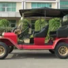4-6 Seats Golf Cart Old Fashion Vintage Classic Red
