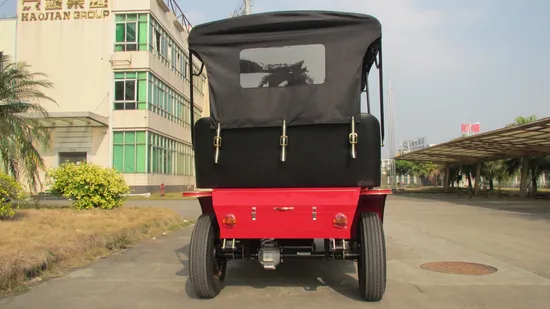 4-6 Seats Golf Cart Old Fashion Vintage Classic Red