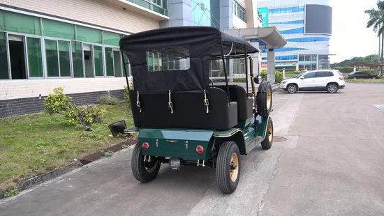Hot Sale Elegant Design Resort Antique Electric Club Car Passenger Car