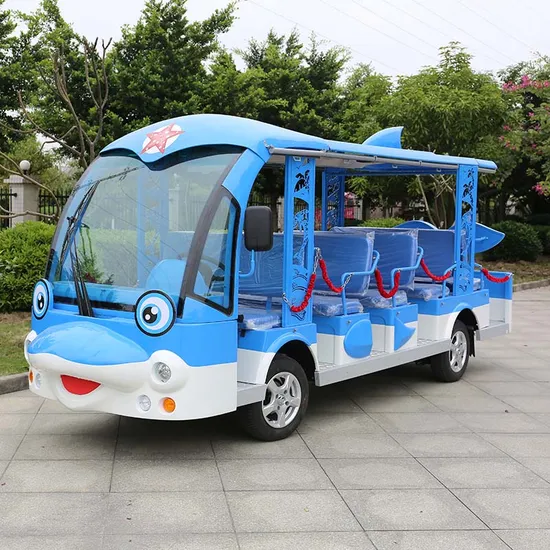 Dolphin Design 14 Seaters Electric Shuttle Bus for Sale Sightseeing Car (DN-14)