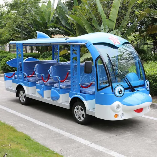 Dolphin Design 14 Seaters Electric Shuttle Bus for Sale Sightseeing Car (DN-14)