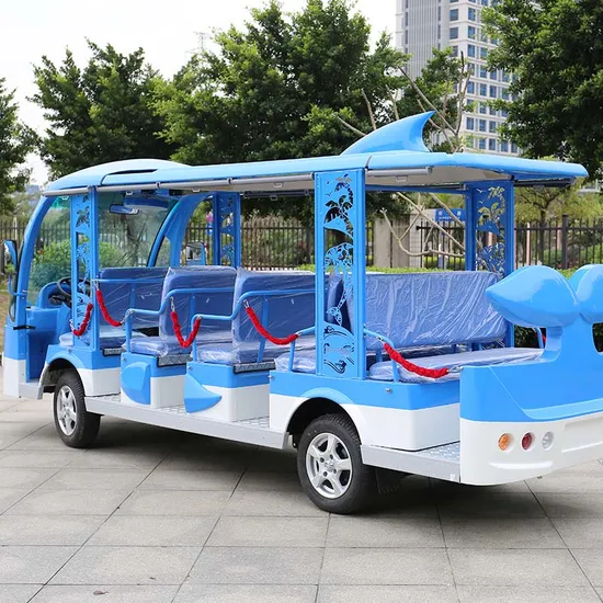Dolphin Design 14 Seaters Electric Shuttle Bus for Sale Sightseeing Car (DN-14)