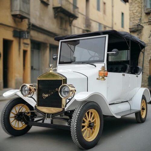 Multipurpose Most Collectible White Vintage Car