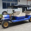 6-8 Seats Blue Vintage Buggy/Classic Car/ Golf Cart with Custom White Seats