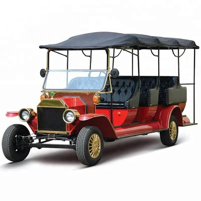 Rariro Factory Direct Sell Vintage Electric Car Retro Amusement Park Antique Electric Car