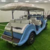 6-8 Seats Blue Vintage Buggy/Classic Car/ Golf Cart with Custom White Seats