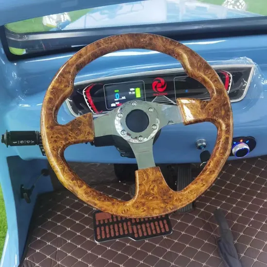 6-8 Seats Blue Vintage Buggy/Classic Car/ Golf Cart with Custom White Seats