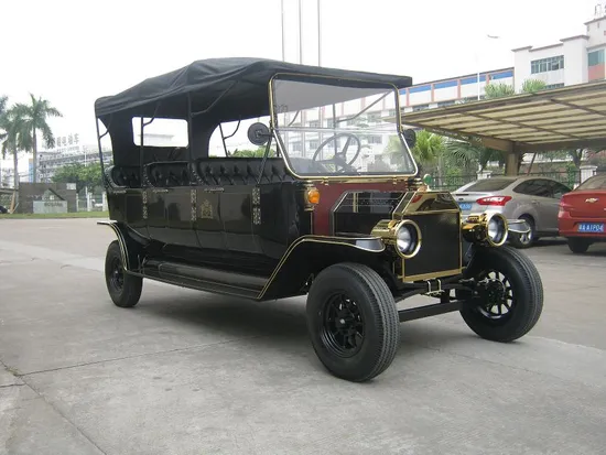 Electric Tourist Sightseeing Retro Vintage Classic Car