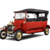 Electric Tourist Sightseeing Retro Vintage Classic Car