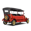 Electric Tourist Sightseeing Retro Vintage Classic Car
