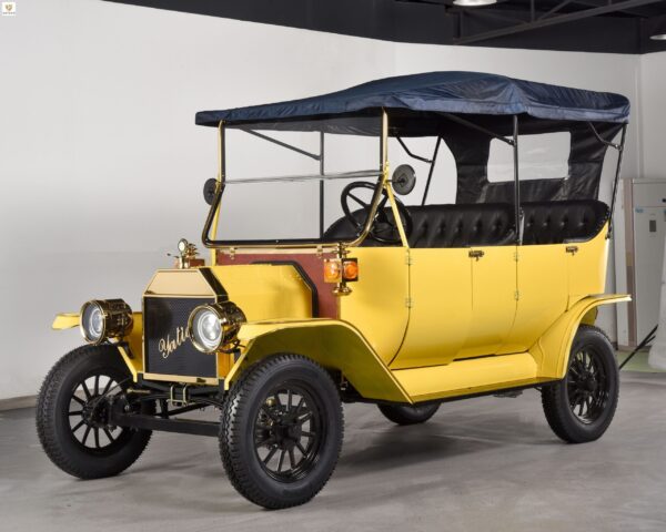 Yatian Yellow LY05A Elegant Swings, Traverse the Green Oasis: Hotel Golf Cart Vacation Choice