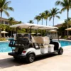 13-800-800 8-Seater Electric Sightseeing Golf Cart Resort Shuttle Vehicle YATIAN China Manufacturer