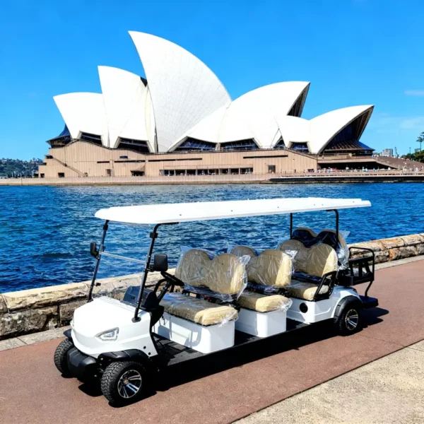 17-800-800 8-Seater Electric Sightseeing Golf Cart Resort Shuttle Vehicle YATIAN China Manufacturer