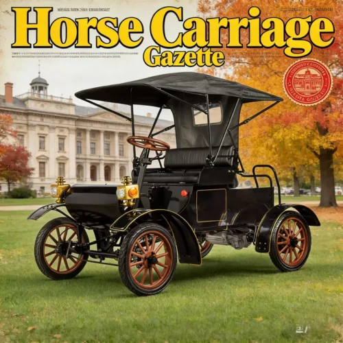 Electric Vintage Sightseeing Car for Resorts, Weddings & Historic Towns – 2-Seater Classic Style | Yatian LY02A