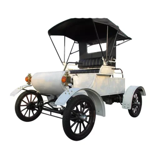 White LY04A Yatian 1903 Charging Vintage Car For Hotel Reception
