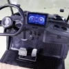 Black GQ06C Yatian Manufacturer 6-Seater Golf Cart: High-Performance 48V 5KW Motor, Ideal for Golf Courses, Resorts, and Communities
