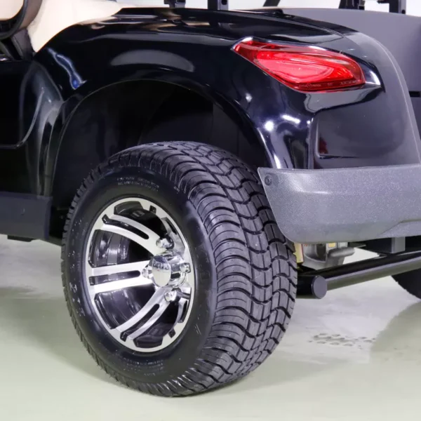 Black GQ06C Yatian Manufacturer 6-Seater Golf Cart: High-Performance 48V 5KW Motor, Ideal for Golf Courses, Resorts, and Communities