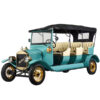 8 Passengers Tourist Attraction Novel Design Club Car Retro Car