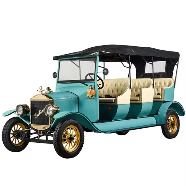 8 Passengers Tourist Attraction Novel Design Club Car Retro Car