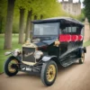 LY08N-BLACK-800-800 Yatian LY08N Black Village Shuttle New Energy Lcd Display Vintage Car