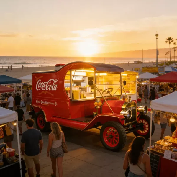 PB10Cgongzuocheyingyongchangjingbeijingtu-800-800 (1) Iconic Coca-Cola Retro Food Truck - Internet-Famous Multi-Functional Snack Cart for Night Markets (Customizable)