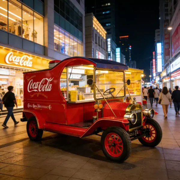 PB10Cgongzuocheyingyongchangjingbeijingtu-800-800 (4) Iconic Coca-Cola Retro Food Truck - Internet-Famous Multi-Functional Snack Cart for Night Markets (Customizable)