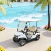 Two-Seat-Golf-Cart-with-Cargo-Box-800-800 GQ02H Two-Seater Golf Cart — High-Performance Electric Cargo Vehicle for Efficient Course Operations