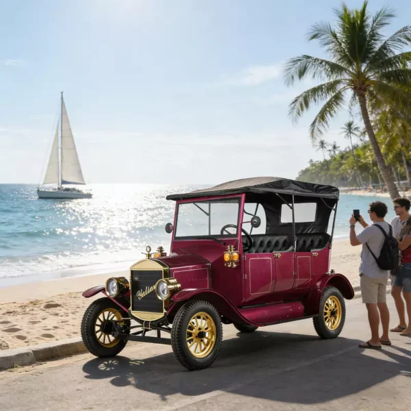 Wedding-Car-800-800 Yatian Manufacturer LY05N: The Perfect Choice for Weddings, Celebrations, And City Tours in A Vintage Classic Car