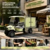4x4 Electric Golf Car with Cargo Box (Model GQ04X)