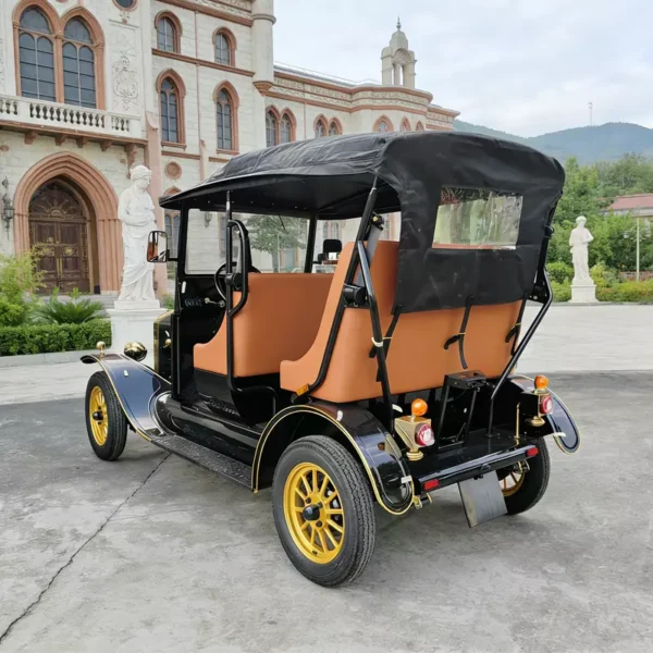 COC Certified 4-Seater Electric Vintage Sightseeing Car (LY05B) | YATIAN