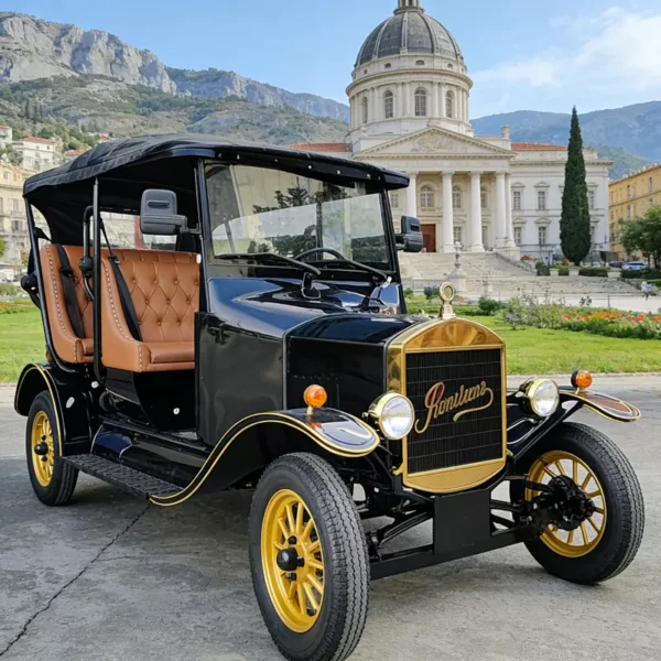 COC Certified 4-Seater Electric Vintage Sightseeing Car (LY05B) | YATIAN