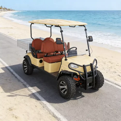 doubao_167-800-800 YATIAN GQ04Z 4×4 Electric Hunting Vehicle 4-Seater with Cargo Box & Differential Lock