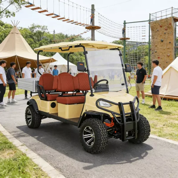 YATIAN GQ04Z 4×4 Electric Hunting Vehicle 4-Seater with Cargo Box & Differential Lock