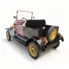 Retro Electric Short Distance Delivery Truck Stylish Cargo Vehicle for Resorts & Parks