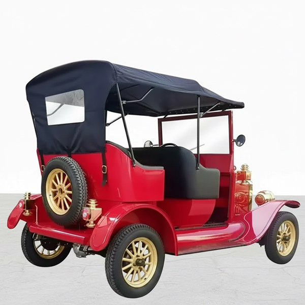 image 10 Sightseeing New Energy Red Vintage Car
