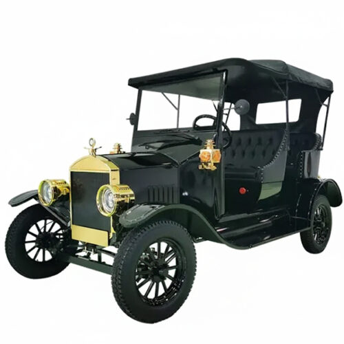 Amusement Park Customized Black Vintage Car