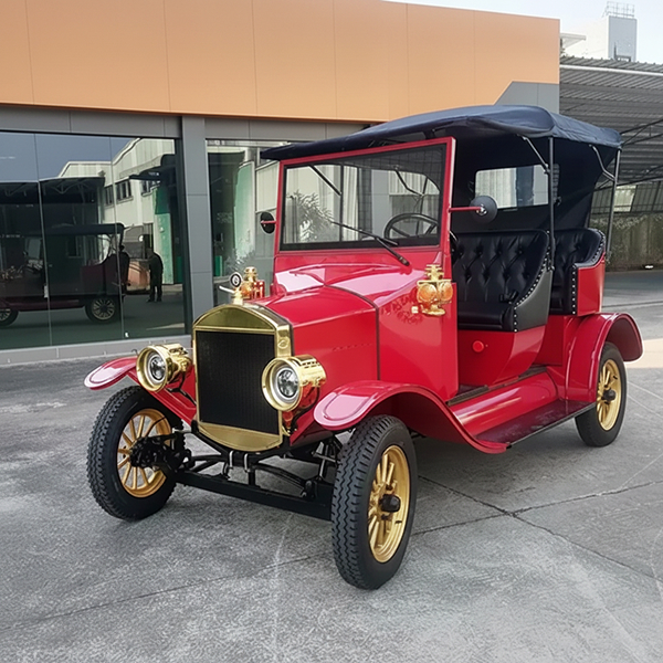 image 139 Sightseeing New Energy Red Vintage Car