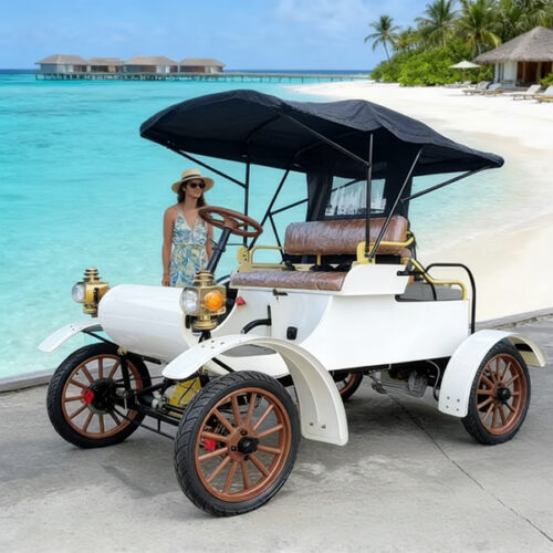 China 4 Seats Vintage Golf Cart Electric Classic Buggy Car on Sale