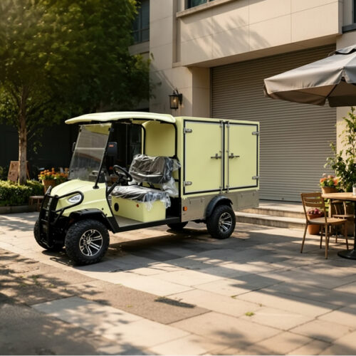 4x4 Electric Golf Car with Cargo Box (Model GQ04X)