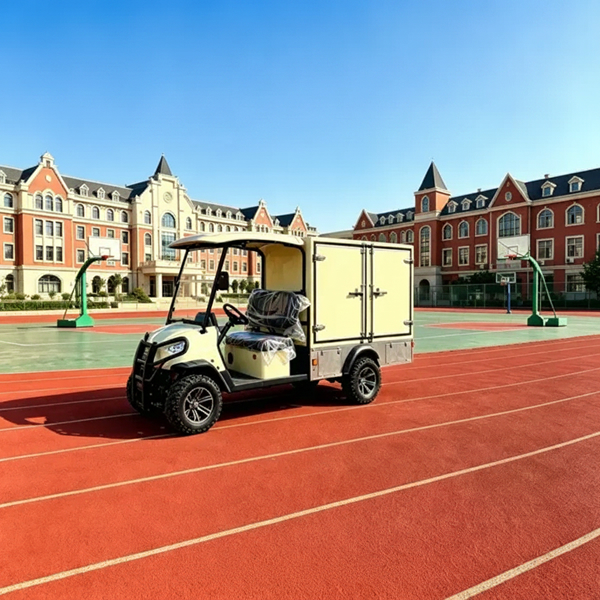 image 179 4x4 Electric Golf Car with Cargo Box (Model GQ04X)