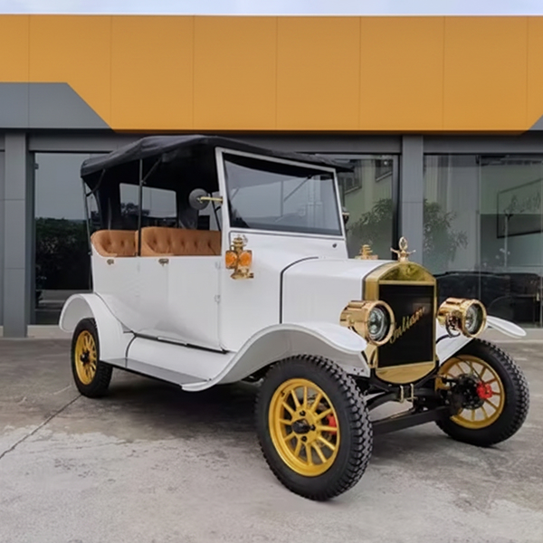 2025 Electric Sightseeing Bus Golf White 5 Seat Electric Golf Car with CE Certificate
